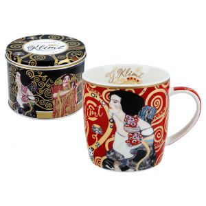 Kubek w puszce Carmani 420ml - G. Klimt, Salome